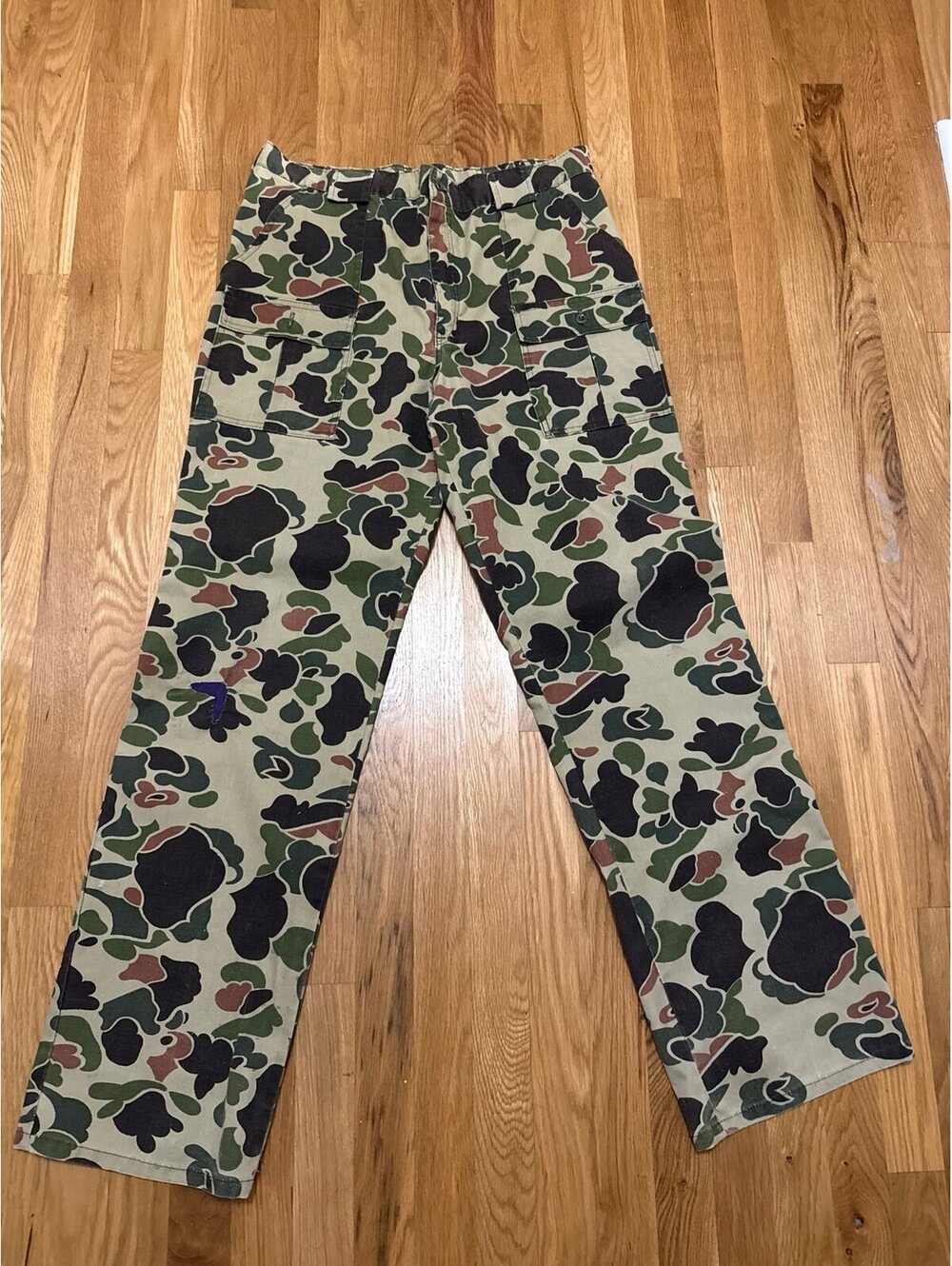 Vintage Walls Men's Camouflage Cargo Pants Size 36 Tall